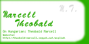 marcell theobald business card